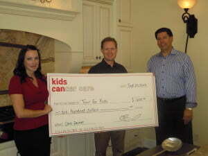 Calgary Renovations Company Gives $600 to Kids Cancer Care Foundation