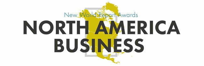 Award 2020 North America Business Awards Logo Big North American Business Awards