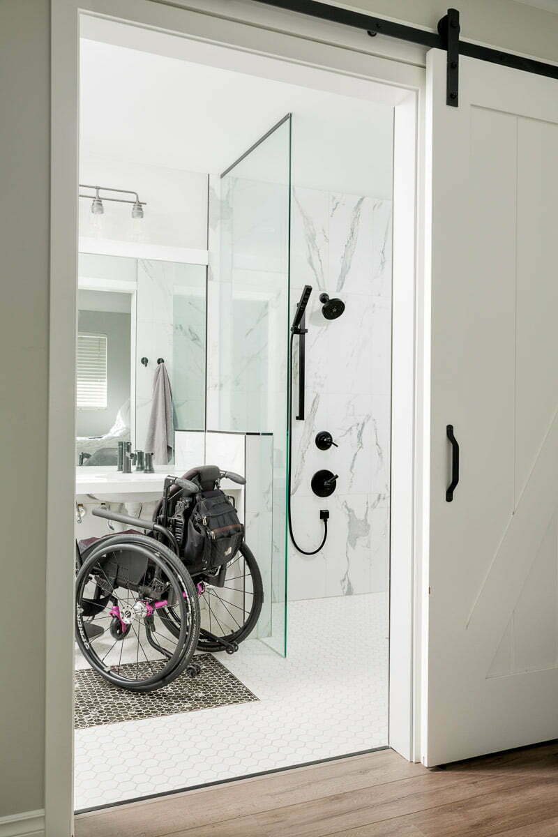 wheelchair accessible bathroom
