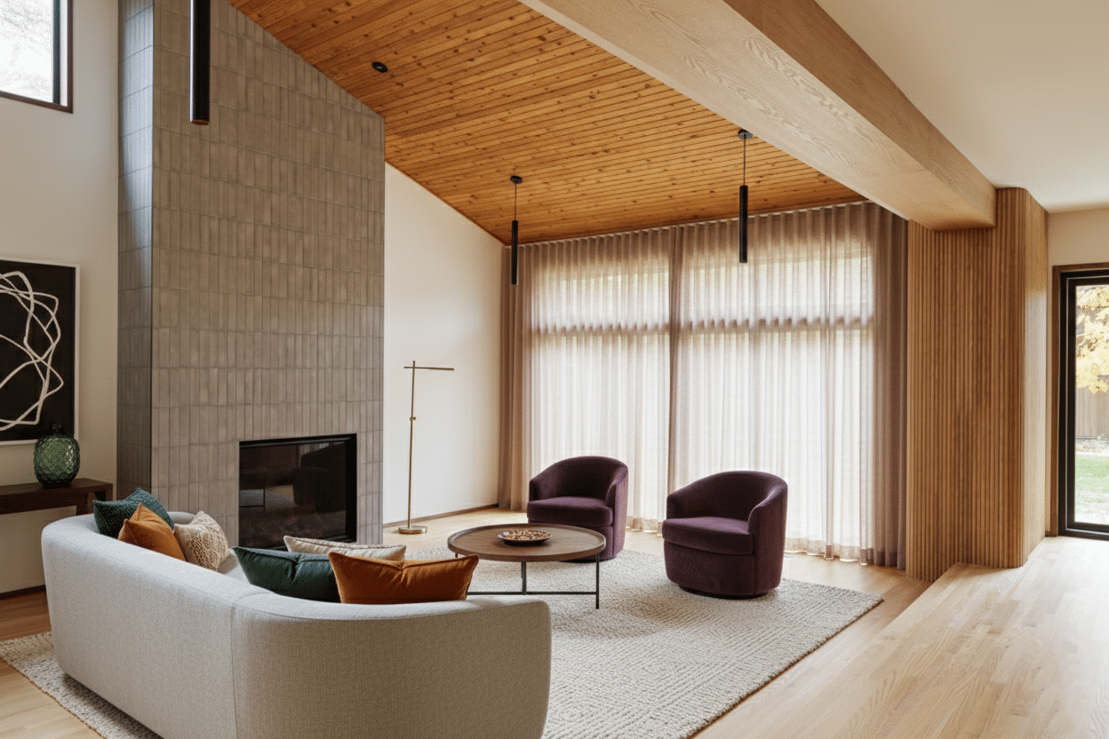 Bayview Calgary Renovation Great Room Staged