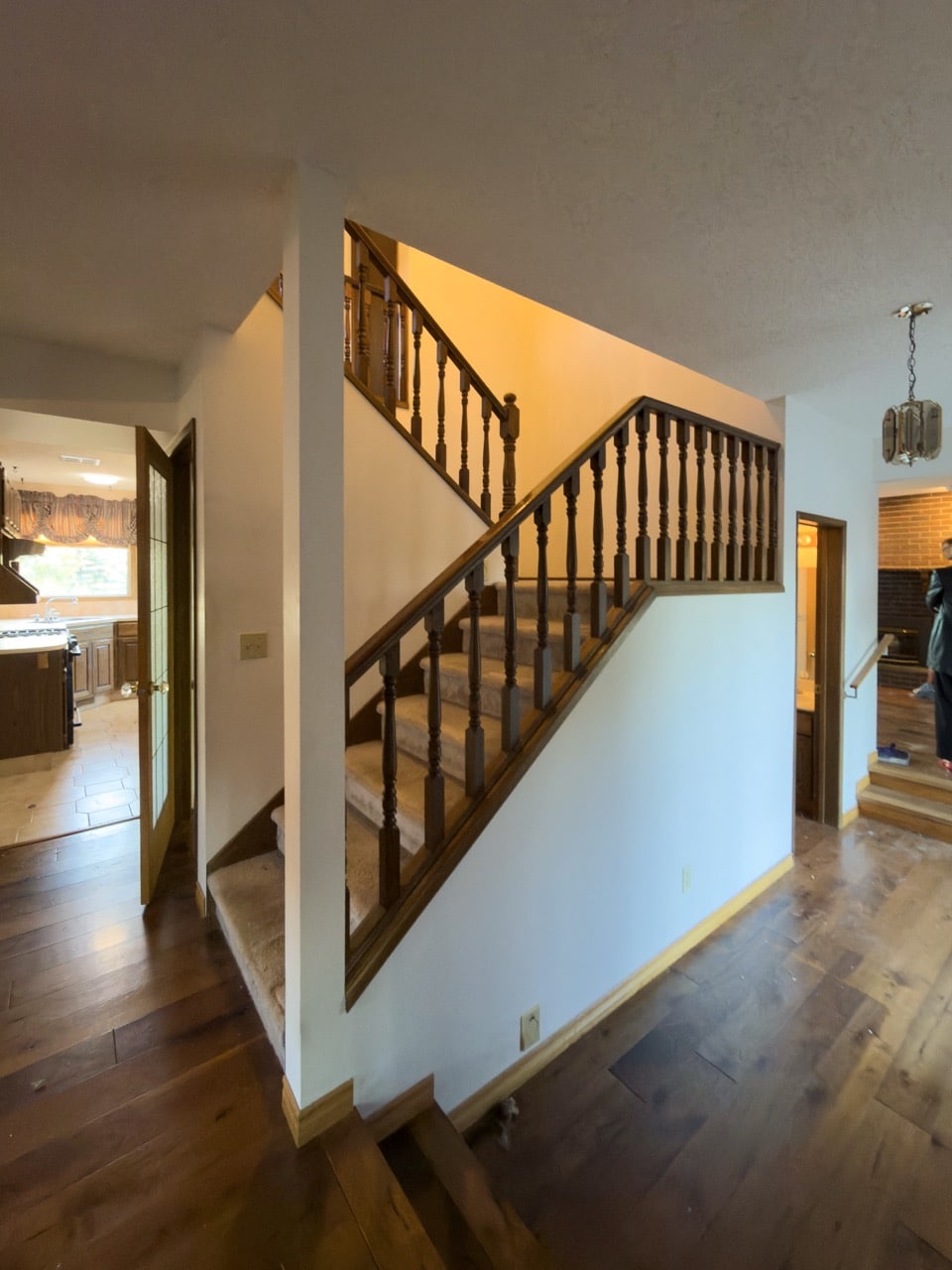 Priddis, Alberta Renovation Photo Gallery - 065 - Stairs Before