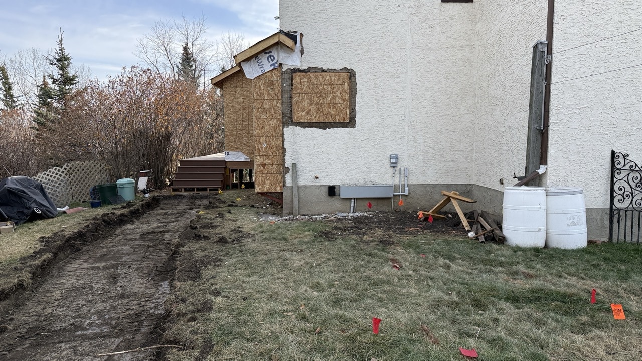 Priddis, Alberta Renovation Photo Gallery - 065 - Exterior before